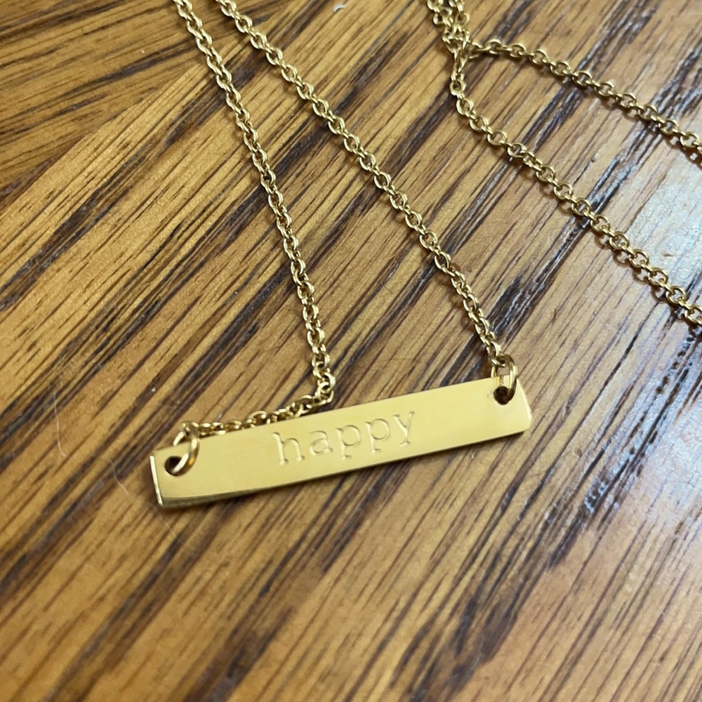 Jook and Nona Happy Necklace